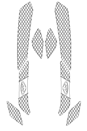 Pro Series Knurled Traction Mat Kit Spark 2 Up 2014-2022